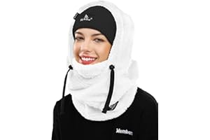 Shy Velvet Balaclava Wind-Resistant Winter Face Mask,Fleece Ski Mask for Men and Women,Warm Face Cover Hat Cap Scarf