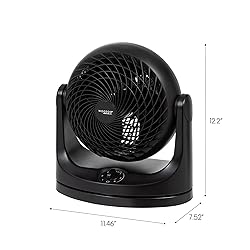 IRIS USA WOOZOO Desk Fan, Oscillating Table Air