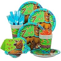 Costume SuperCenter Scooby Doo Birthday Party Standard Tableware Kit Serves 8