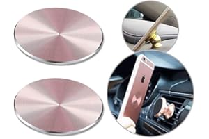Adhesive Metal Plate Mounting Kits Stickers Discs Magnetic Patch Compatible with Air Vent Magnetic Car/Vehicle Mount Holder E