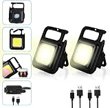 URAQT LED Keychain Flashlight 1000 Lumens COB Rechargeable USB Type-C view 9