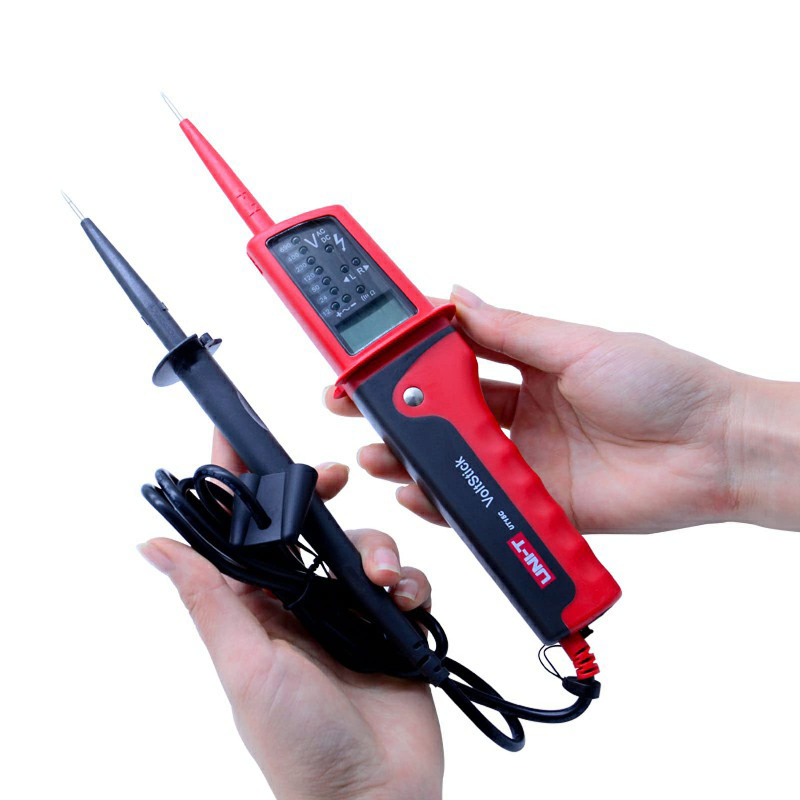 UNI-T UT15C Waterproof Digital Voltage Meter 24V~690V AC/DC Voltage Tester LCD Display Auto Range Phase Rotation Tester