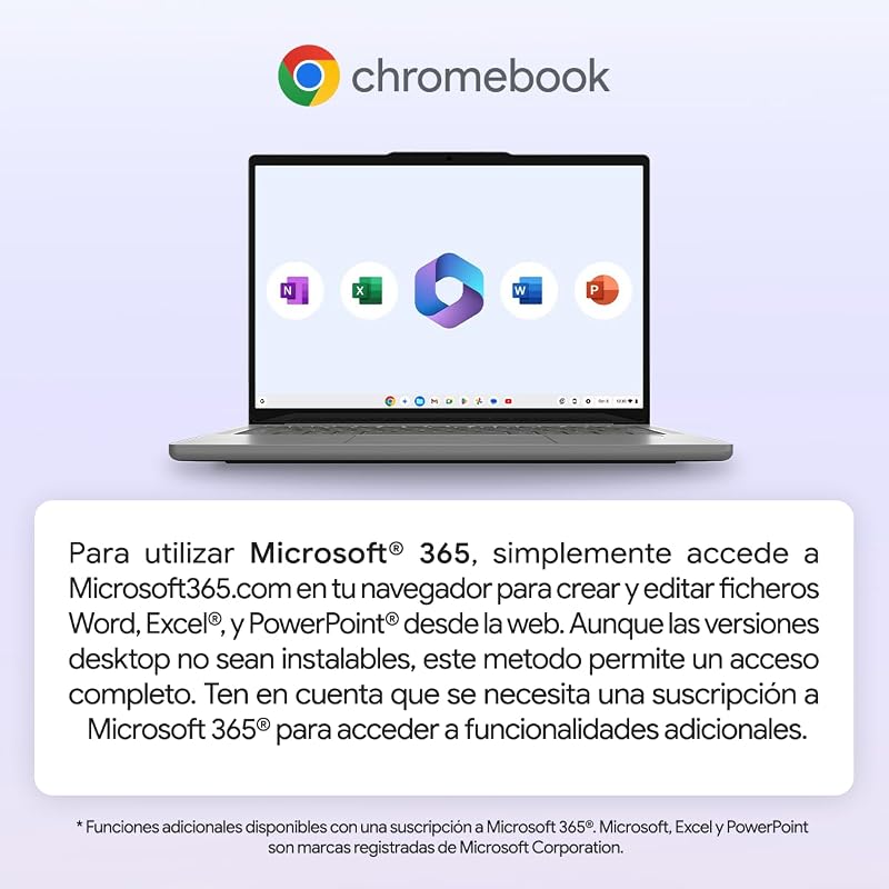 Chromebook 315, Portátil 15.6" FullHD, Kompanio 540, 4GB RAM, 64GB