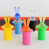 Alessi Magic Bunny Toothpick Holder Green PMMA Designed by Stefano Giovannoni view 7