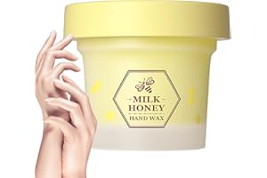 HAMIL Hand Peeling Wax - Paraffin Peel off Hand Wax with Milk & Honey, Dry Cracked Hands Skin Repair Renew, 120G