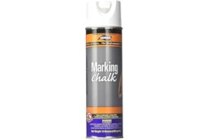 Aervoe 215 15 oz White Non-Clogging Temporary Upside-Down Marking Spray Chalk