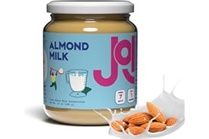 JOI Almond Milk Base, Unsweetened Plain Concentrate - 27 Servings, Paste, Butter, Blend with Water to Make Up To 7 Plant Milk Quarts - Vegan, Kosher, Shelf Stable, Keto-Friendly, Dairy Free, & Fat Free Milk - Use in Smoothies, Cereal, Ice Cream, Spreads & Baked Goods. 100% Almonds. Contains zero added sugar, gums, oils, or binders. Tastes like Almonds.