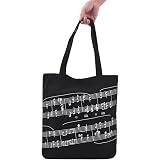 Borsa a Tracolla con Note Musicali - Pianoforte e Chitarra
