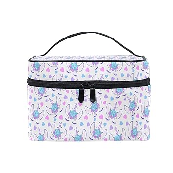 Amazon Com Once Upon A Rose Cosmetic Bag 3 Piece Set Makeup