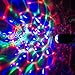 Weanas Portable Hand-Held LED Three Color Stage Lighting Lights Disco Ball Lamp Party Show DMX Lighting with Bright Flashlight for Outdoor Camping, Party, Birthday, Christmas, Other Celebration