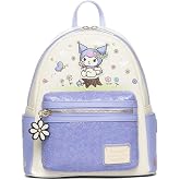 Loungefly Sanrio Kuromi Spring Blossom Sequin Womens Backpack