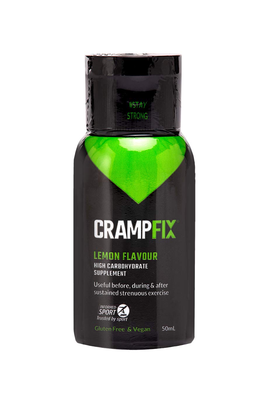 Crampfix 50ml Flip-Top Lid Squeeze Bottle - Fast & Effective Relief from Muscle Cramp (Lemon)