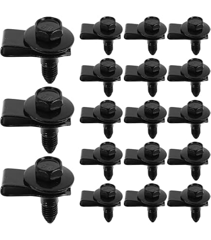 Car Interior Trim Clips 20 Set 4.2x16mm U Clip Screw Assortment Car ...