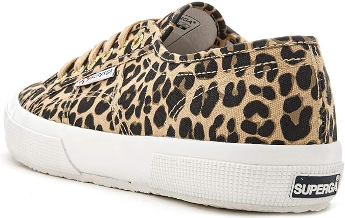 leopard print superga trainers