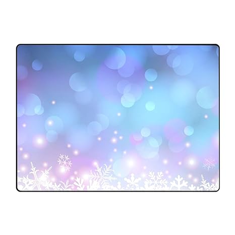 Amazon Com Show Off Snow Accent Floor Rug Kitchen Dining