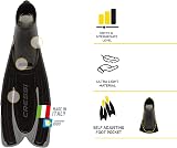 Cressi Agua Adjustable Fins – Lightweight Long Blade Propulsion Fins 37/38 EU view 2