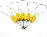 COCOLELE 100pc Numbered Security Cable Seals Tamper Proof Steel Wire Pull-Tite view 3