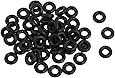 Black 7mm x 2mm O Rings Hole Sealing Gasket Washer 50 Pcs