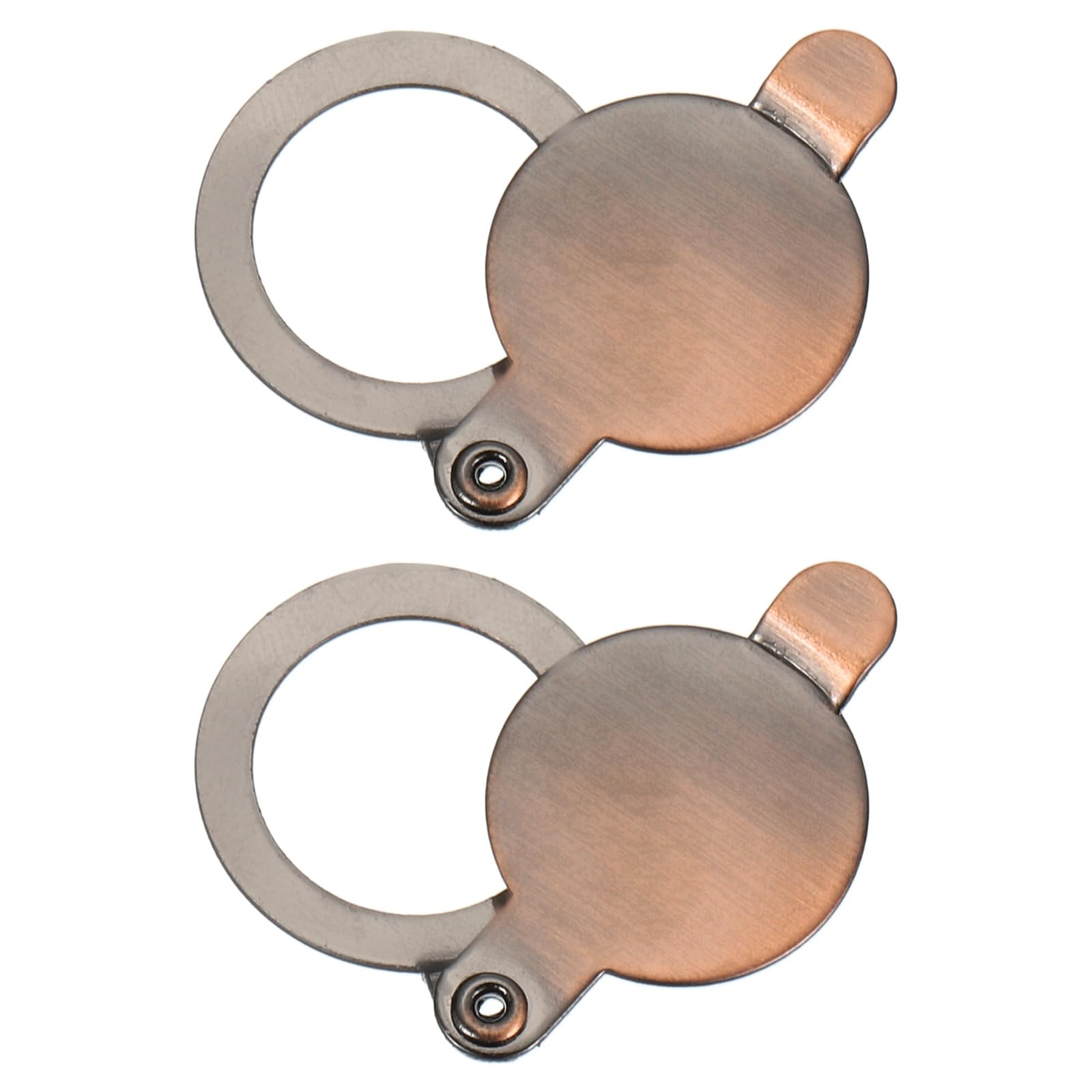 PATIKIL 5/8" Peephole Cover,Door Peephole Protector Privacy Door Viewer Cover for Home Security Apartment Hotel,Red Bronze 2pcs