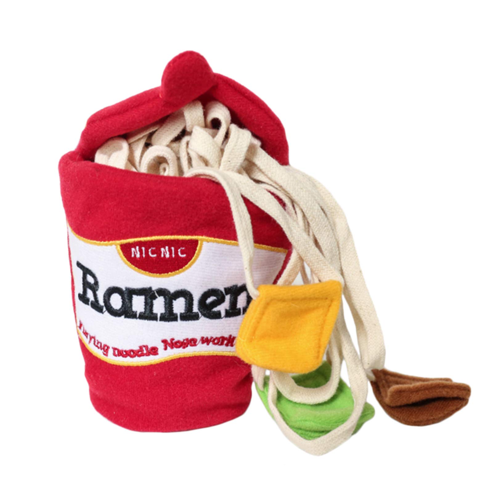RSTYS Ramen Dog Toy, Dog Snuffle Toys Ramen Sniffing Interactive Puppy Snuffle Traning Feeding Toy Ramen Treats Toys for Cats Dogs, Be Smarter