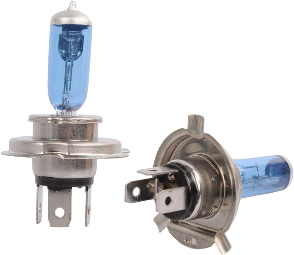 Mintice 2 X Car Vehicle Bright H4 100W 6000K Xenon Gas Halogen Headlight White Light Lamp Bulbs - Image 3