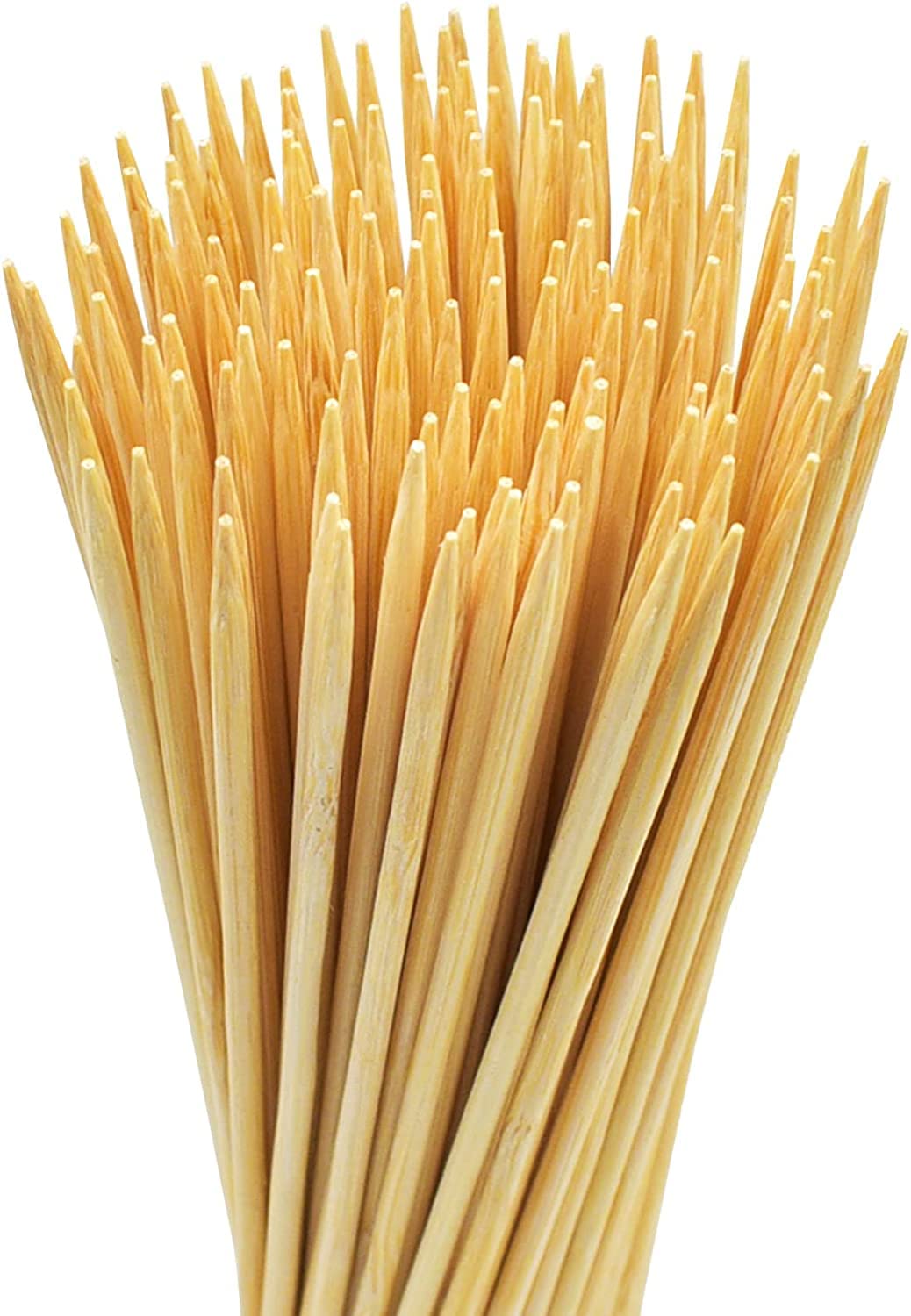 150 Pcs Barbecue Bamboo Skewers 10 Inch(25 cm), for Fruit | Meat| BBQ| Kebabs