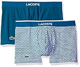 Lacoste Men's Colours 2-Pack Geo Trunk