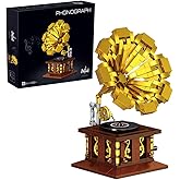 Uvini Adult Building Set, Classic Retro Series, 582pcs, Ages 14+, Music Themed, Interlocking Blocks, Creative Thinking & Prob