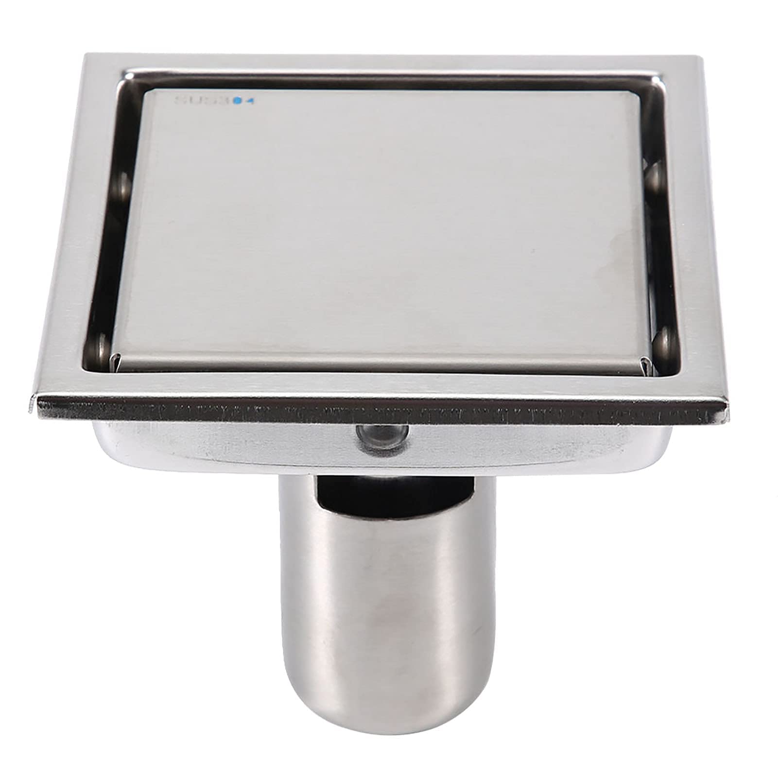 Floor Drain 304 Stainless Steel Anti-Odor Insert Square Shower Floor Drain Strainer for Bathroom Toilet Kitchen 110 X 110mm