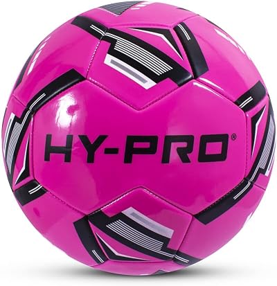 Hy-Pro Reflex 2.0 Football Size 5 Pink - Training & Match Ball PVC 30-Panel