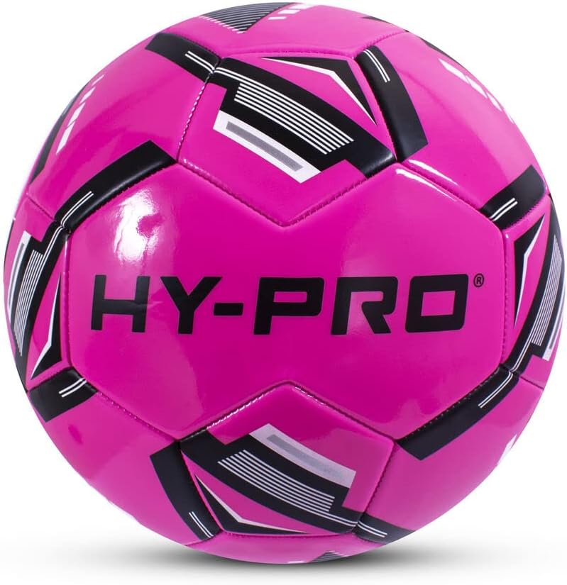 Hy-Pro Reflex 2.0 Football Size 5 Pink - Training & Match Ball PVC 30-Panel