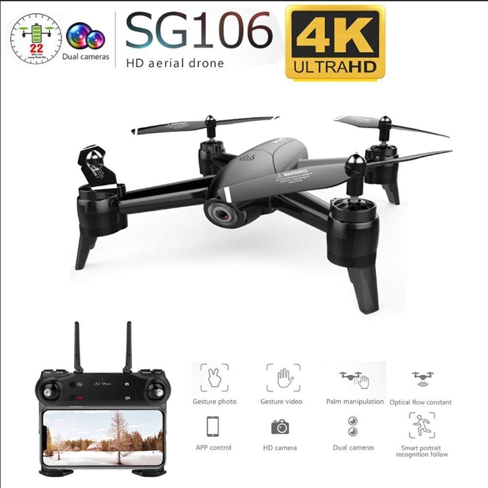 YAYY Drone with 1080P HD Camera for Adults WIFI FPV Live Video Drone, Portable Drone Altitude Hold Quadcopter with Wide Angle Camera, Long Flying Time Selfie Drone, 360° Rolling for Beginners