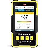 Nuclear Radiation Detector GQ GMC-800 Geiger Counter USA Design Product US National Standard Large Color LCD Display 5 Alarm 