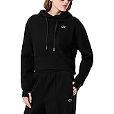 Lacoste womens Short Cut Cutton Hoodie