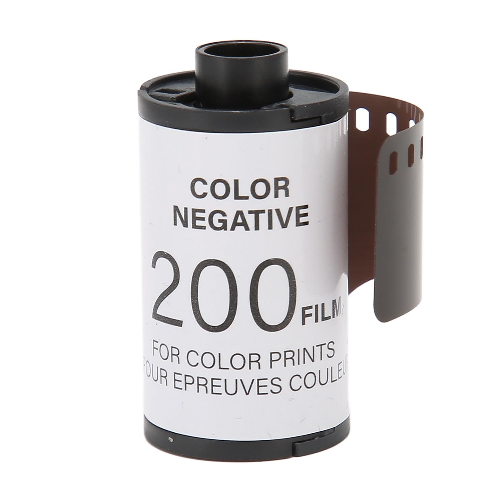 200 Color Negative Film (ISO 200) 35mm 8 Exposures Carded, 8 Sheets Films, 1 Roll (with Airtight Box)