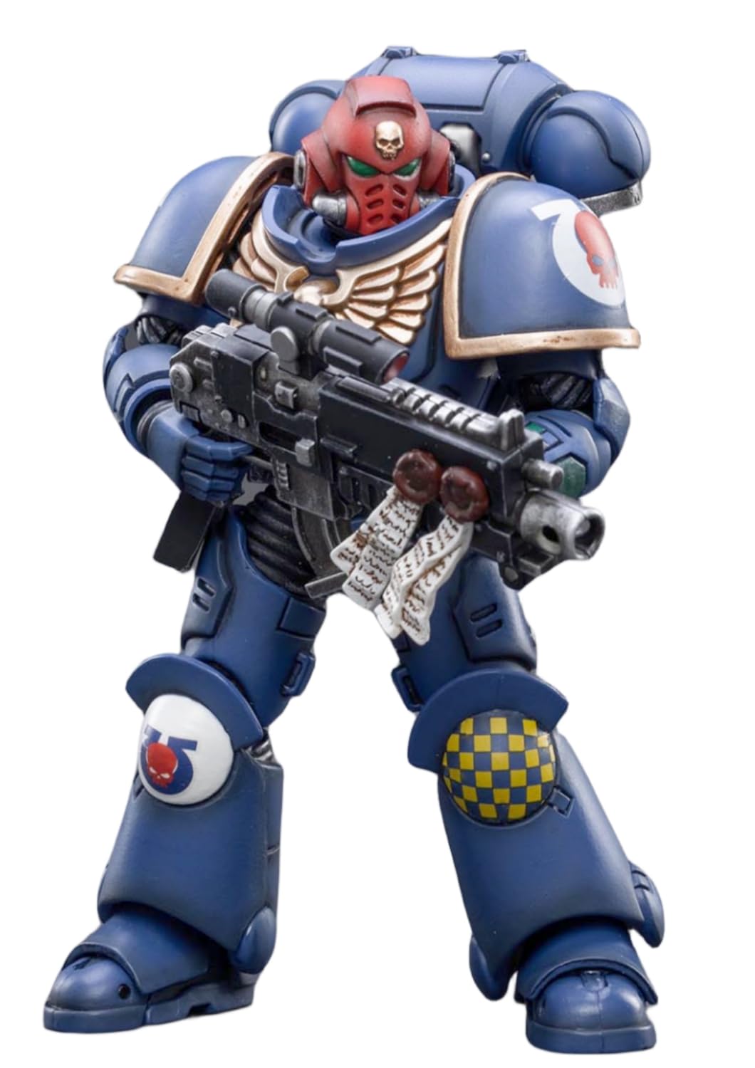 HiPlay JoyToy Warhammer 40K Collectible Figure: Ultramarines Heroes of The Chapter Brother Veteran Sergeant Castor 1:18 Scale Action Figures JT2474