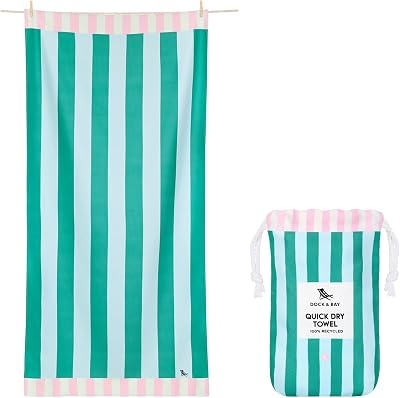 Dock & Bay Beach Towel Pastel Pier Large 160x90cm Quick Dry Sand Free