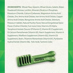 Greenies Gingerbread Teenie Dental Flavor Dog