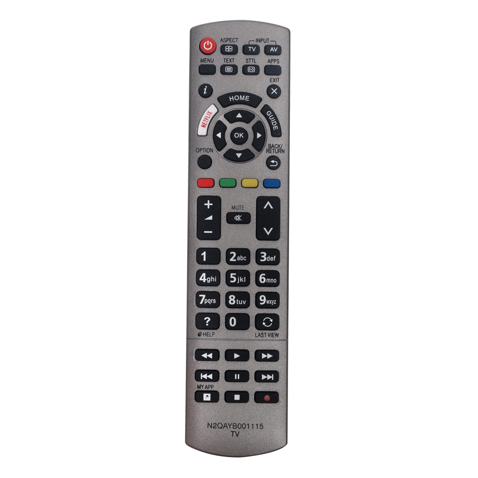 N2QAYB001115 N2QAYB001120 N2QAYB001178 N2QAYB001179 Replacement Remote Control -VINABTY-Fit for Panasonic Viera TV TX-49EXW604S TX-40EXX689 TX-43EXW754 TX-49EXX689 TX-40EXW735 TX-49EXF687