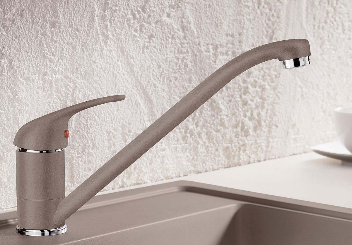 BLANCO DARAS - High-Pressure Kitchen Tap - Compact Entry-Level Model in Classic Design with High, Long Spout - White - 517724 - Image 3