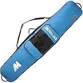 MERALIAN Snowboard Bag for Air Travel,Padded Snowboard Bag Fit Board, Boots, Clothes, Helmet and Gear,Available Length in 155cm 165cm.
