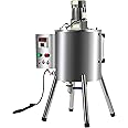 CUBELLIN Lipstick Filling Machine 2.1kw Automatic Heating Paste Machine 20-45 Bottle/Min Adjustable Temperature Heating Lipstick Candle Heat Filler for Cream and Liquid (15L)
