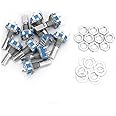 10PCS 5 Pin Rotary Encoder+Washers+Nuts DC 5V EC11 Rotary Encoder Coding Switch Digital Potentiometer with Switch
