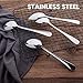 Stainless Steel Dinner Spoons with Round Edge, Pack of 15
