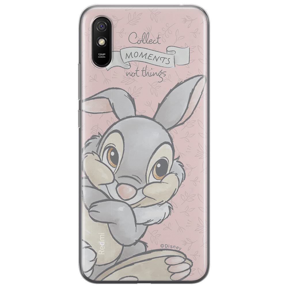 ERT GROUP mobile phone case for Xiaomi REDMI 9A original and officially Licensed Disney pattern Thumper 001 optimally adapted to the shape of the mobile phone, case made of TPU Multicolor