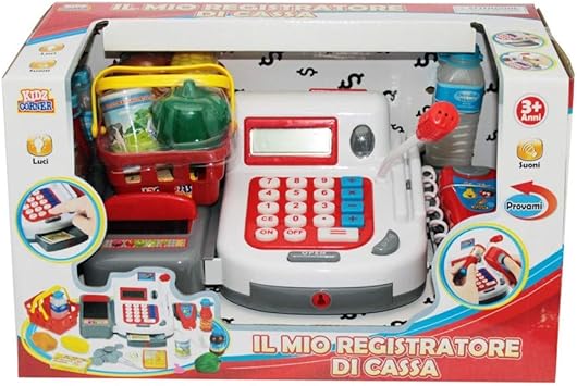 Kidz Corner 396033 - Caja registradora con Cesta, Multicolor: Amazon.es: Juguetes y juegos