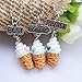 Indexu 3Pcs Ice Cream Best Friends Forever Necklace Friendship Miniature Food Pendant Jewelry