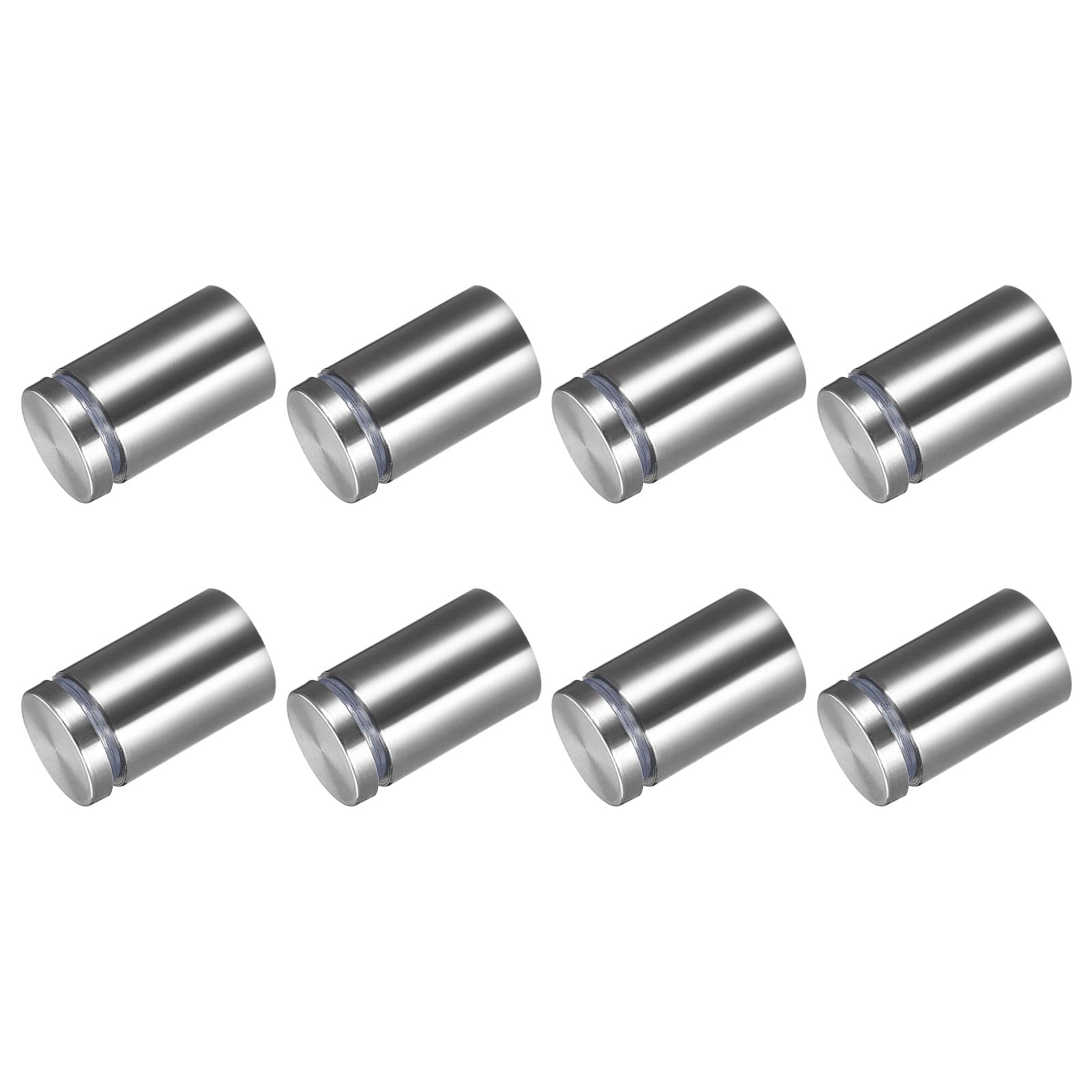 METALLIXITY Sign Standoff Screws (25x42mm) 8pcs, Stainless Steel Advertising Screws Glass Acrylic Nail - for Picture Frame Sign Displays