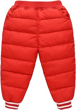 baby red trousers