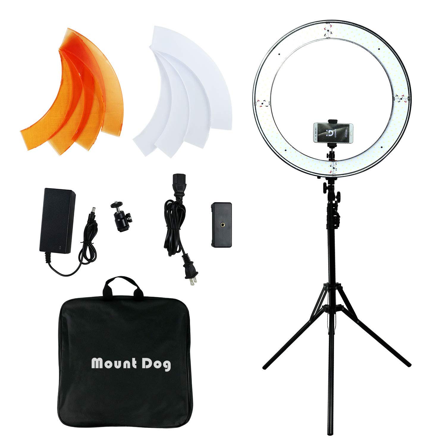 6 MOUNTDOG+Ringlight+Dimmable+Continuous+Temperature